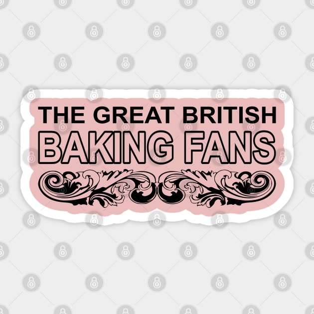 great british baking show fans Sticker by shimodesign